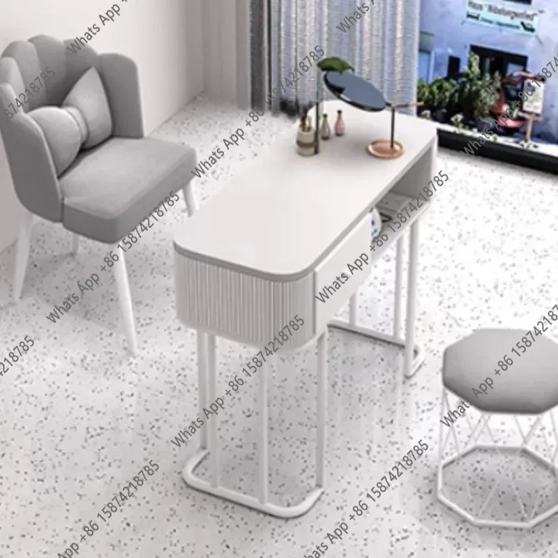 

Компактный маникюрный стол O, белый, для профессионалов, оборудование для салонов, дизайнерский стол в скандинавском стиле, мебель для маникюрного салона