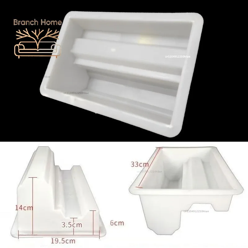 Cement Floor Tile Edge Mold Stepping Stone Skirting Line Prefabricated Mold Outdoor Building Decoration Line