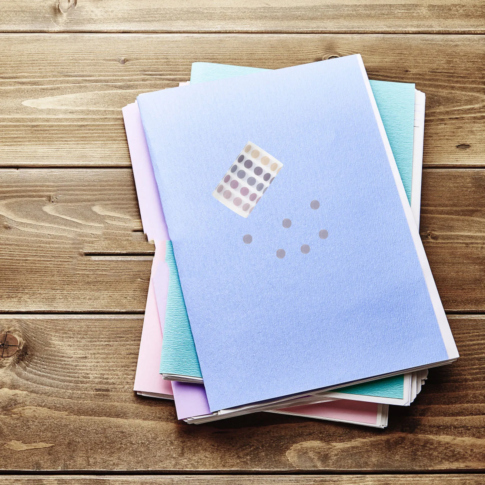 

3 Rolls Pastel Dot Stickers Washi Tape Round Self-Adhesive Labels for Notebooks Calendars Photo Albums DIY Crafts Colorful Tape