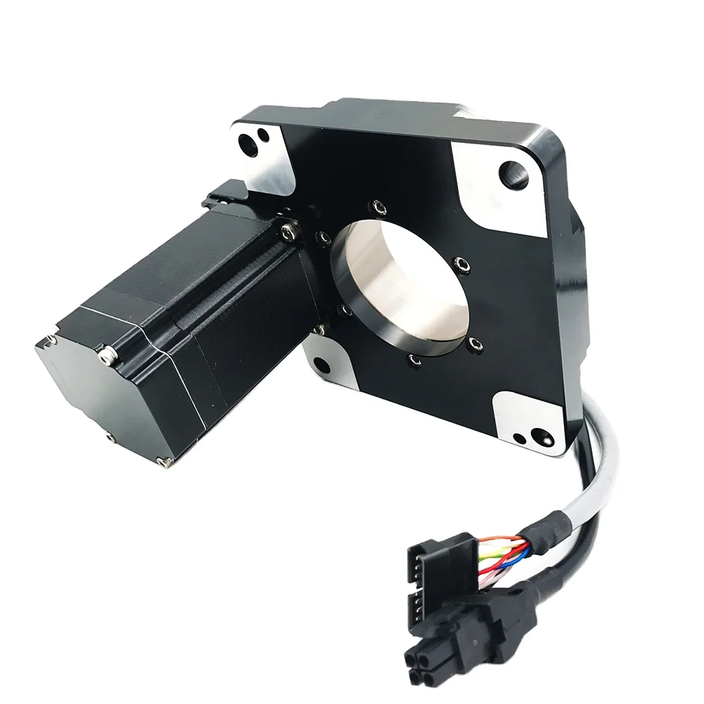 

GSN130-18K-CS Hollow Indexing Gearbox Rotary Table Stepper Motor for 4 Station Programmable Table Rotary Table