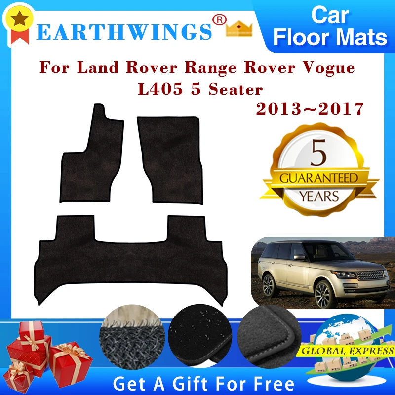 

Car Floor Mats For Land Rover Range Rover Vogue L405 5 Seater 2013~2017 Carpets Footpads Anti-slip Rugs Foot Pads Accessories