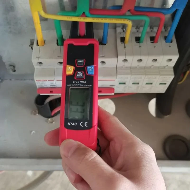 Digital Clamp Meter 60A AC DC Current Tester for Electricians True RMS Multimeter UT256 Electrical Maintenance Tool