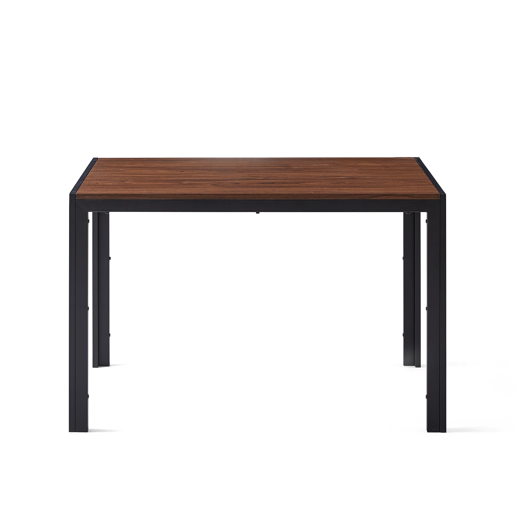 reative Design Veneered MDF Wood Structure Rectangular Walnut Dining Table