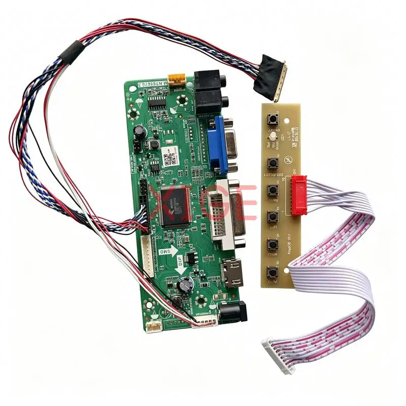 

Controller Board Fit B173HW01 N173HGE LP173WF1 HSD173PUW1 Laptop Display Screen 40 Pin LVDS 1920*1080 HDMI+DVI+VGA 1920x1080 Kit