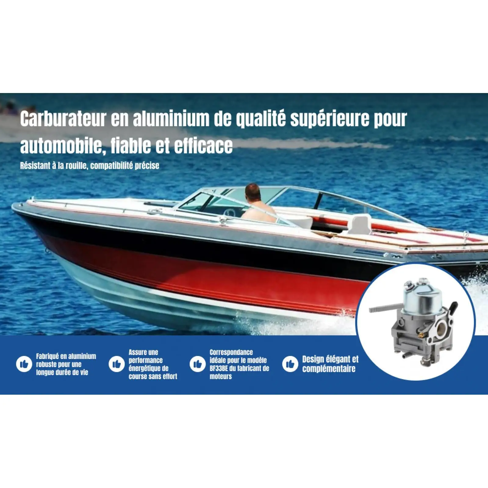 

for BF2 BF OUTBOARD BOAT ENGINE CARBURETOR CARB 16100-ZW6-716 NEW!