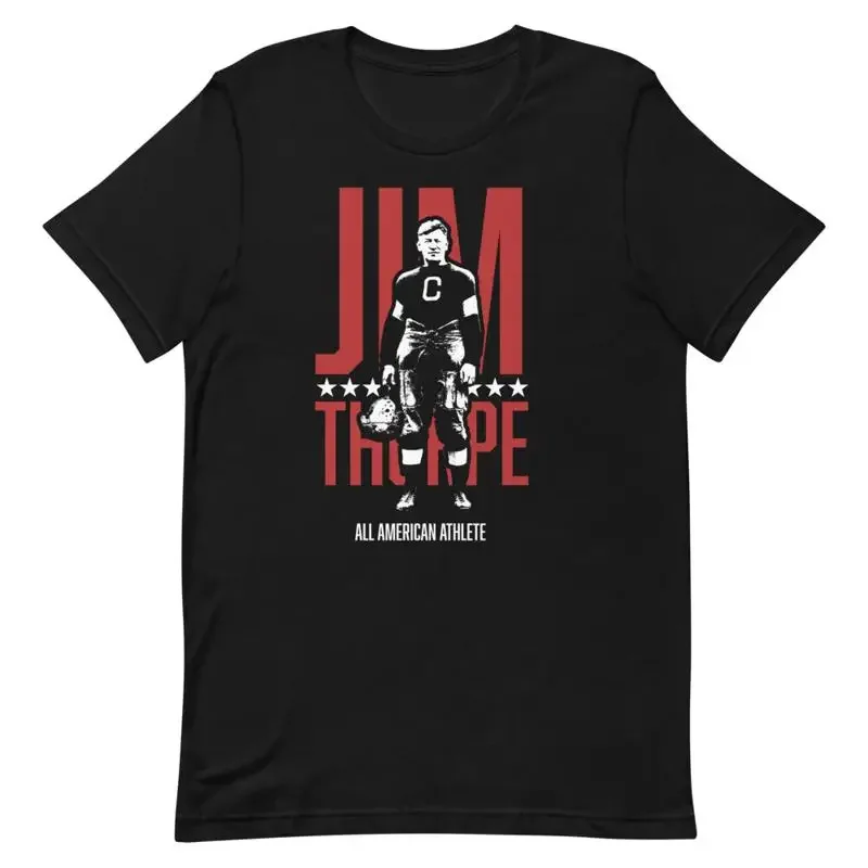 Jim Thorpe Athlete T Shirt Black