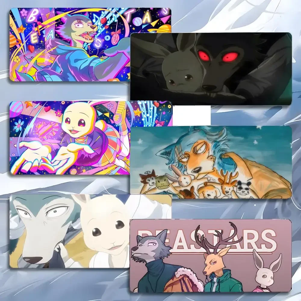 beast drama statue B-Beastars Mouse Pad Mousepad Large Gaming LockEdge Thickened PC Table Desk Mat