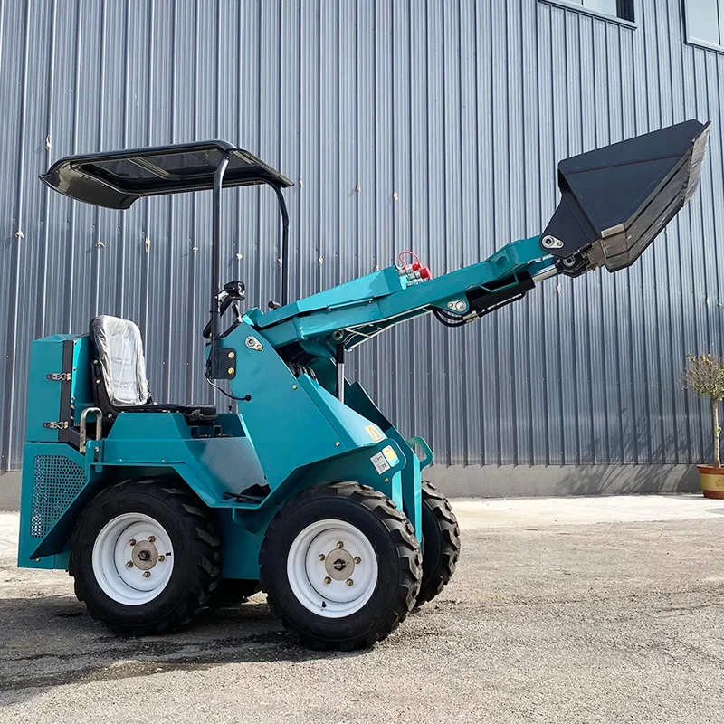 Affordable Compact Multi-purpose Skid Steer Loader Wheeled Diesel-powered Mini Skid Steer Loader