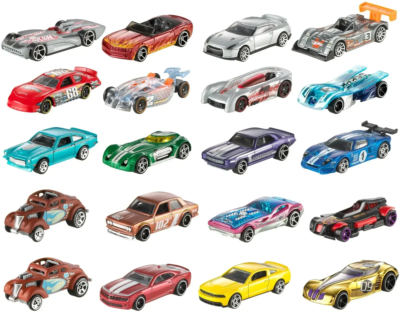 Mixed Batch Original Hot Wheels 5 To 72 Car Alloy Model Multi Type Design Simulation Real Fantasy Vehicle Toys for Children Gift