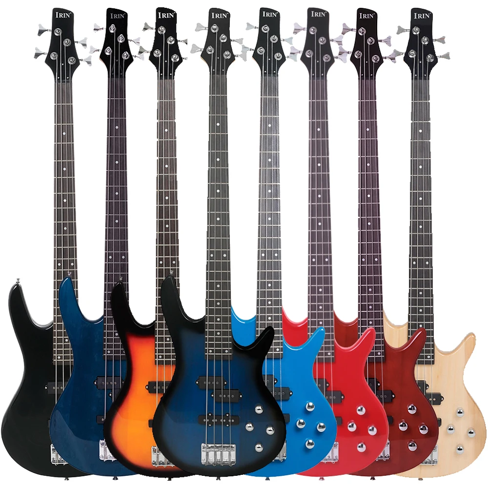 

IRIN 4 Strings 24 Frets Electric Bass Guitar Maple Body Rosewood Fingerboard Bass Guitar Guitarra With Bag Parts & Accessories