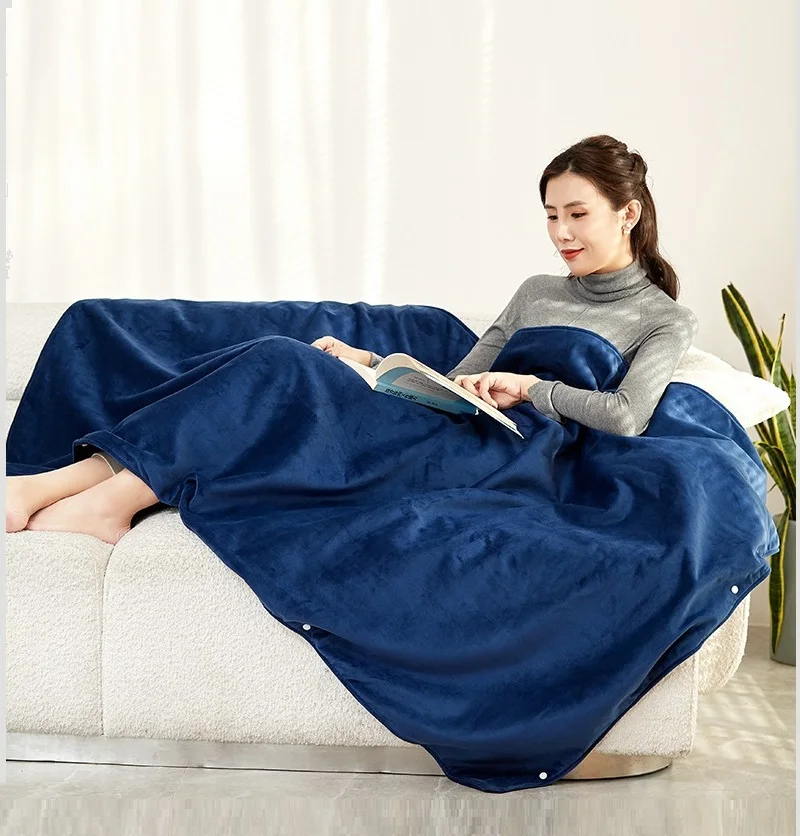 180X100cm graphene composite heating blanket Flannel heating blanket shawl electric heating