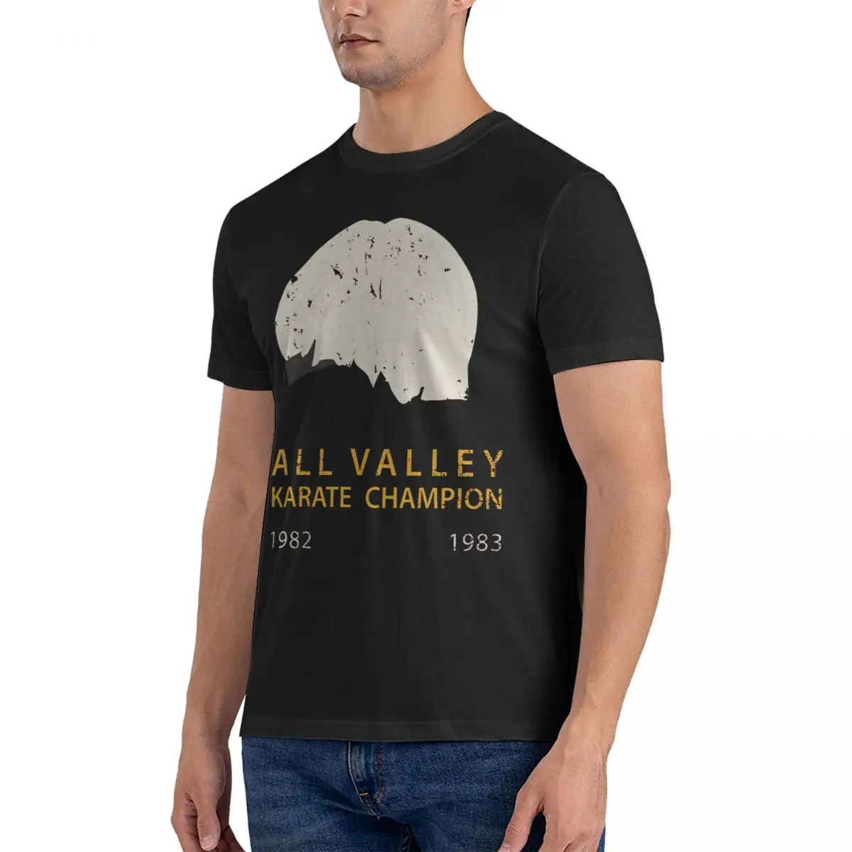 T Shirts All Valley Karate Championship Novelty Tee Shirt Short Sleeve O Neck T-Shirt 100% Cotton New Arrival Clothing