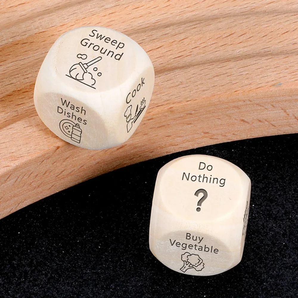 Housework Decider Dice Funny Retirement Gifts Ideas for Couples Him Her Perfect Birthday Christmas Present for Family Mom Dad