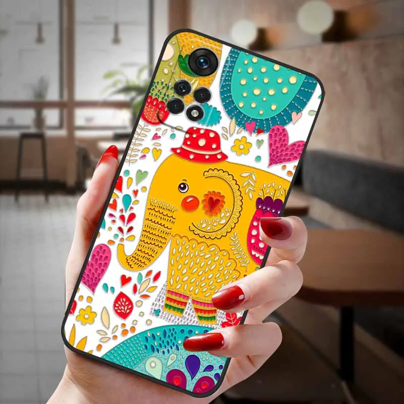 For POCO X4 Pro 5G Case 3D Emboss Flower Relief Phone Cases For POCOX4 Pro 5G 2022 Silicon Cover X 4 Pro X4Pro Funda Capa Para