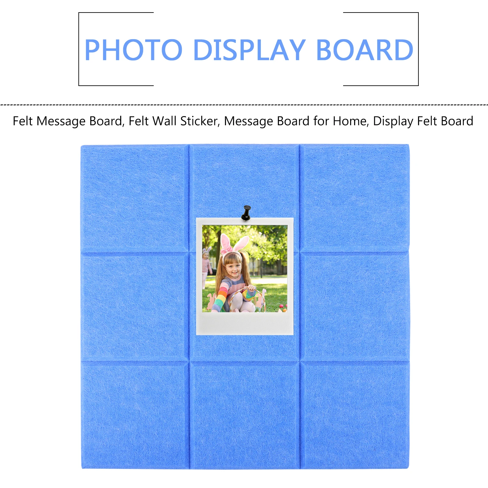 

Felt For Wall Grid Bulletin Message Board Holder Home Office Kitchen Announcement Board Wall Sticker Decor