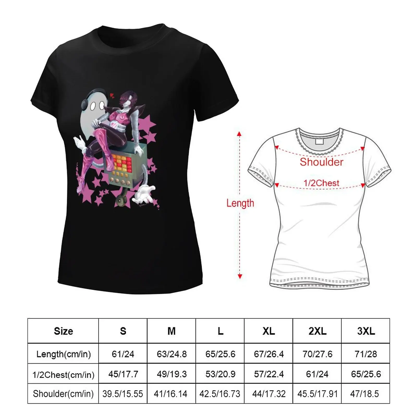 Undertale - Mettaton EX (Alternate) T-Shirt Blouse Aesthetic clothing Female clothing Women t shirt