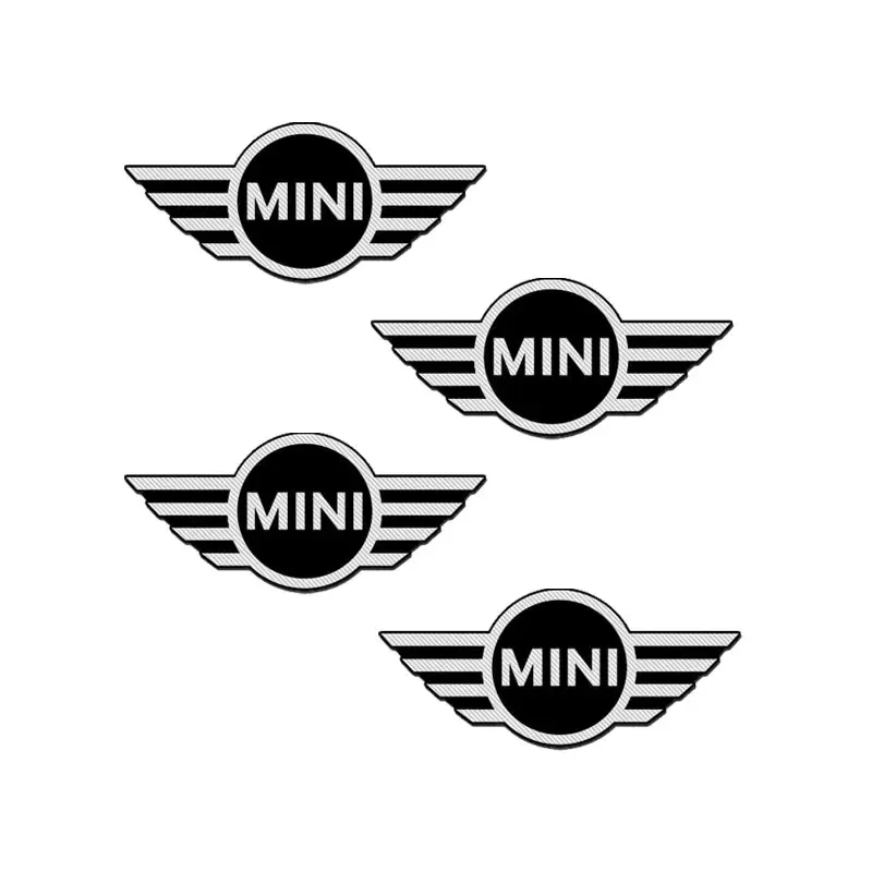 Car Audio Decorate 3D Aluminum Badge Emblem Sticker for BMW For MINI Cooper One JCW Clubman Countryman R55 R56 F55 F56 R57 R58