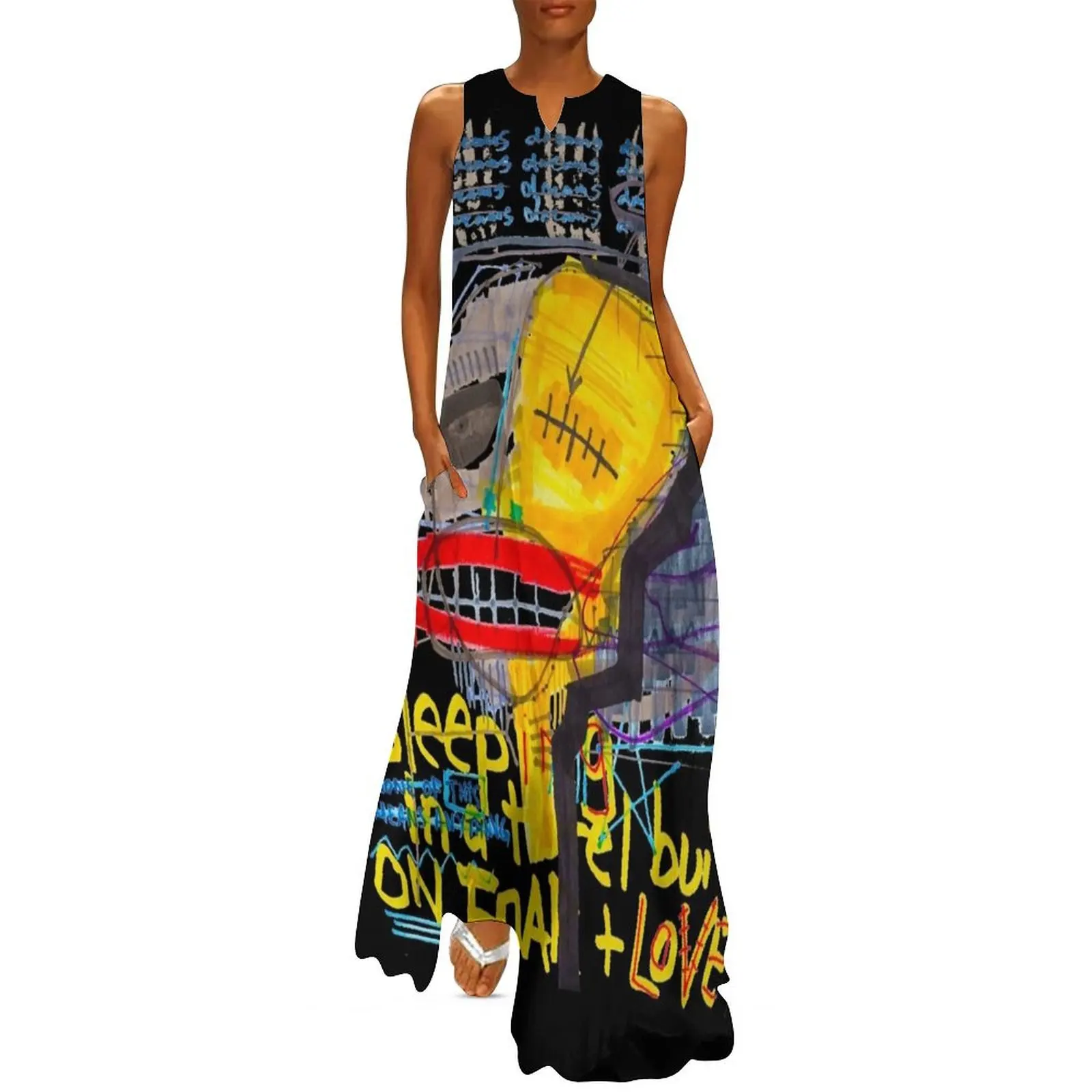 Sleeping in a Hotel Built on Fear & Love Long Dress Clothing female Evening dresses