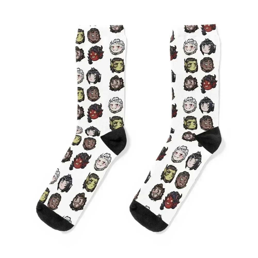 

Balders Gate 3 - Origin Characters Socks japanese fashion winter gifts New year's Heating sock Designer Man Socks Women's