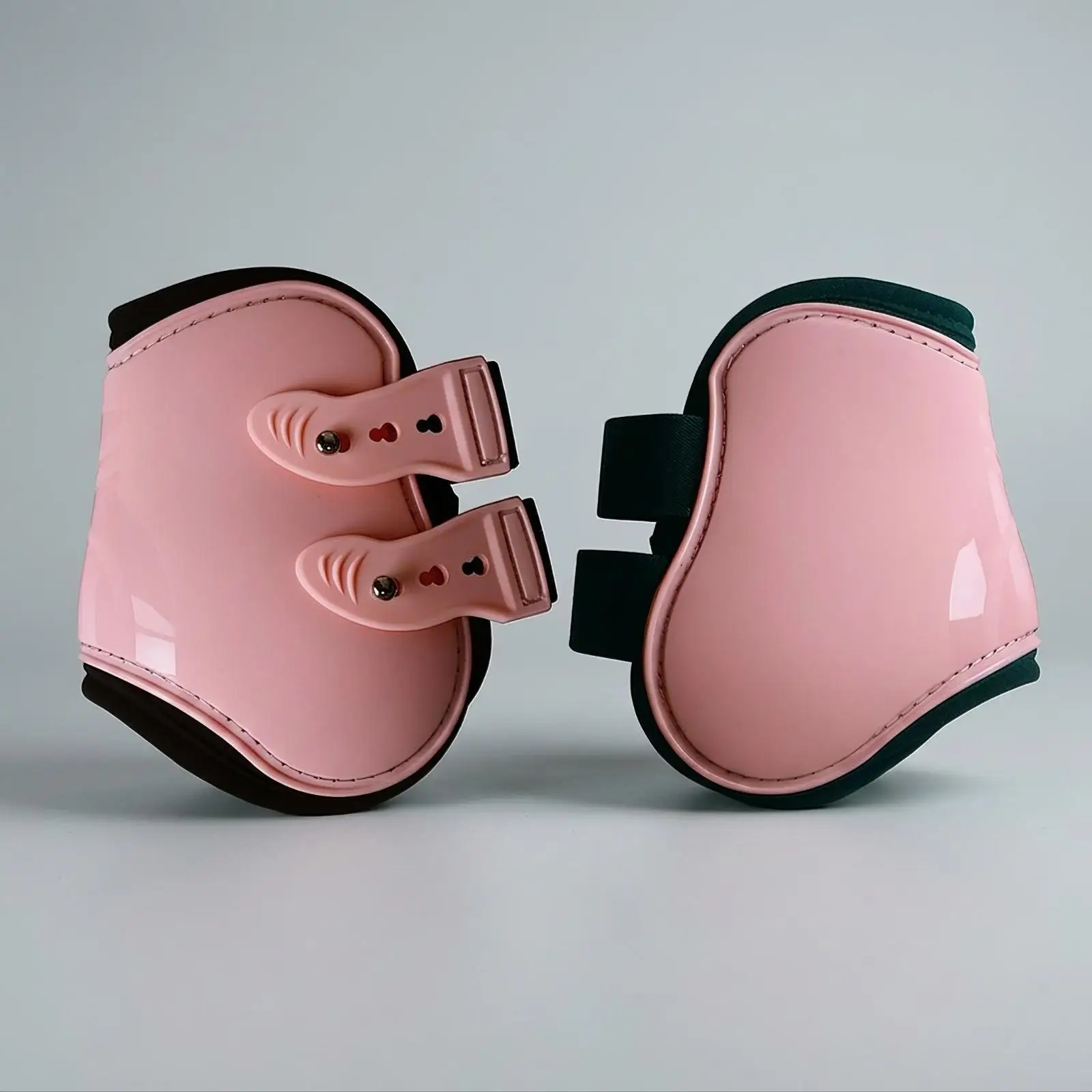 Firm Horse Fetlock Boots | PU Hard Shell, Hind Leg Boots, Padded, for Training