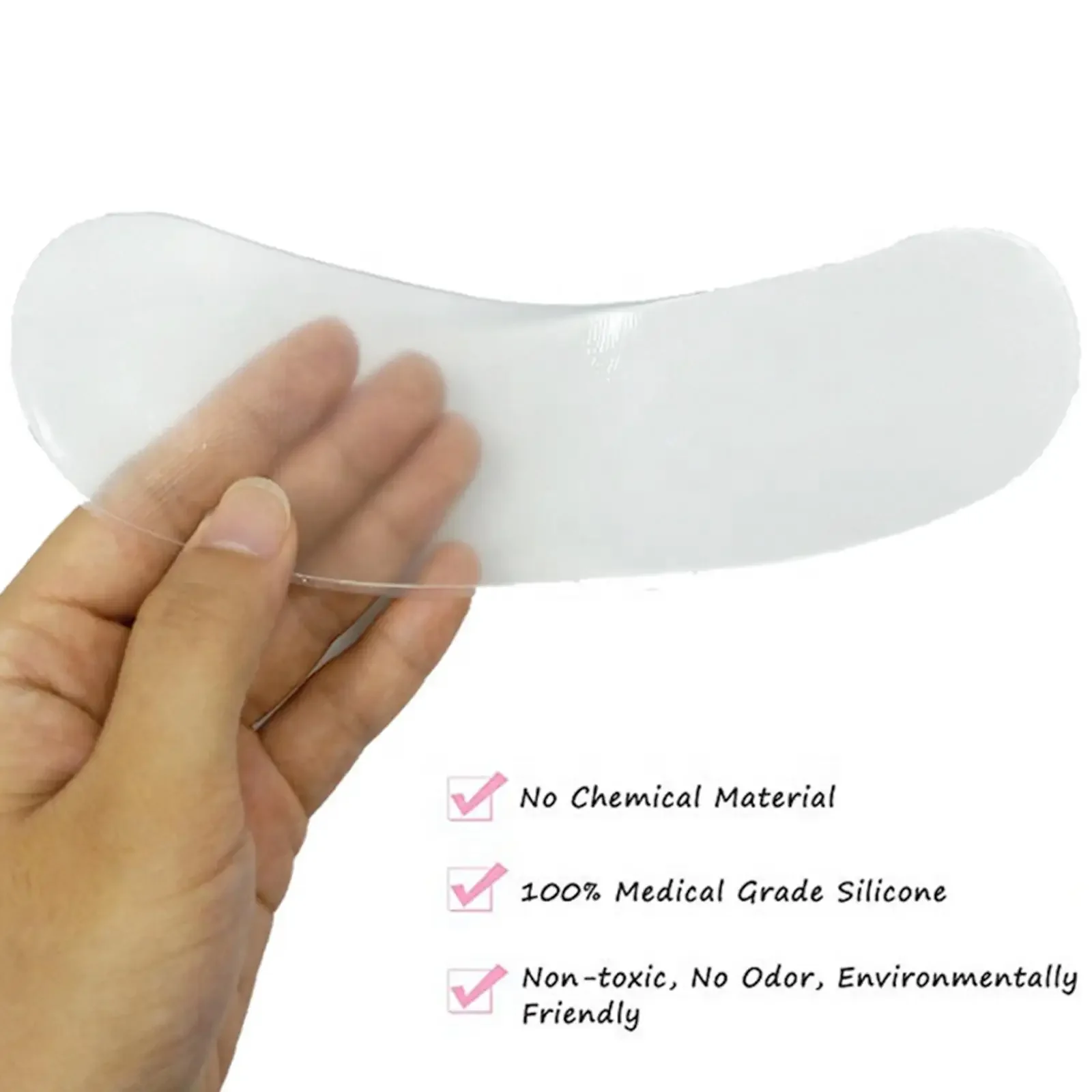 Silicone Anti-wrinkle Neck Sticker Reusable Silicone Patches Anti Rimpel Pads Wrinkle Removal Sticker Forehead Neck Eye Sticker