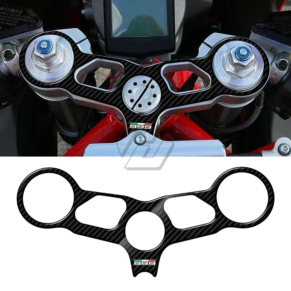 For 999 Models Motorcycle Triple Tree Yoke Cover Protector Pad Sticker