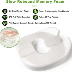 Coccix Prostata -Sitzkissen, Donut -Kissen, Ischias, Beckenboden, Druckschmerzen, Schwangerschaft, perineale Chirurgie, postpartale R. 6 Hauptverkaufsstillungskönige - №6