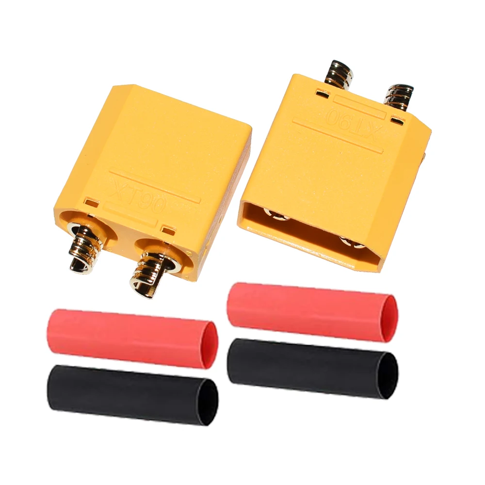 Amass XT90 Bullet Connector XT90 Plug Male to Female for RC FPV Car Lipo Battery ESC Charger Lead XT90H XT90 Connector