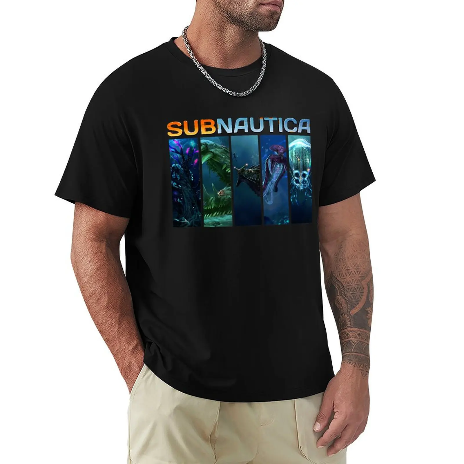

Funny Subnautica Design Arts Multiplayer Gamer T-Shirt Clothing valentines boutique clothes shirts graphic tee men t shirts