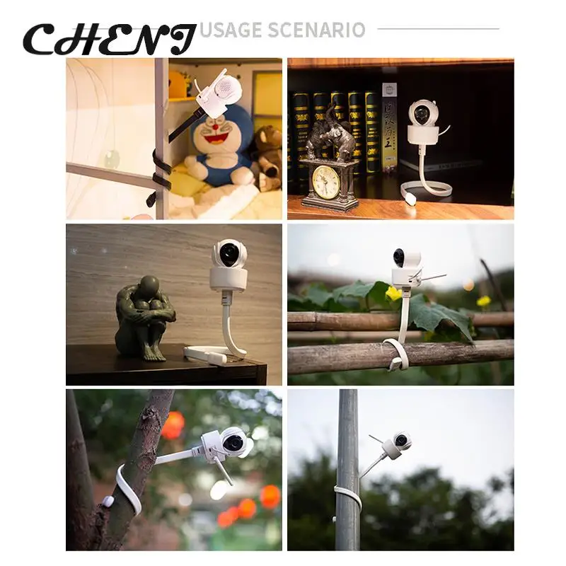 Camera Punch-free Bracket Multi-function Crib Winding Stand For Baby Monitor Mount On Bed Cradle Adjustable