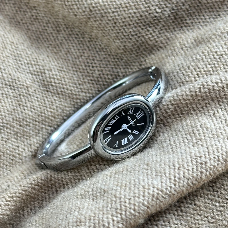 Роскошные женские кварцевые часы с римским овальным циферблатом, брендовые роскошные наручные часы с браслетом золотого цвета, Relogio Feminino, подарки, часы Montre Femme