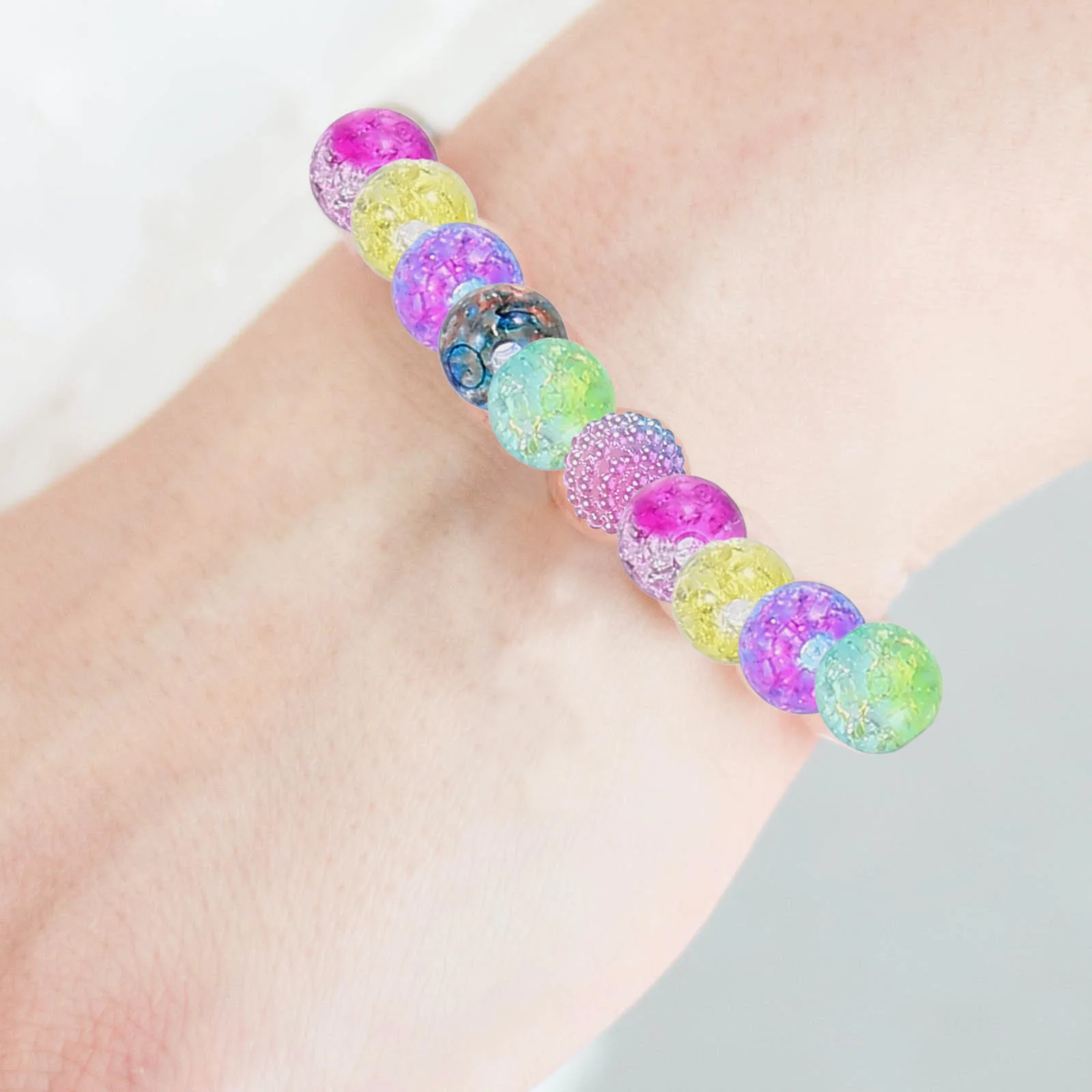 1 صندوق أكريليك فو اللؤلؤ والمجوهرات خزر عازل سطح أملس محفور مسبقًا لقلادة ذاتية الصنع سوار صنع الملحقات #6