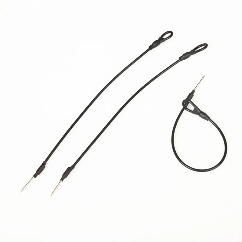 500 Pieces/Lot Supermarket Anti-Theft Department Store Protective Rope Steel Wire Leather Anti-Theft Rope Anti-Theft Buckle 25cm