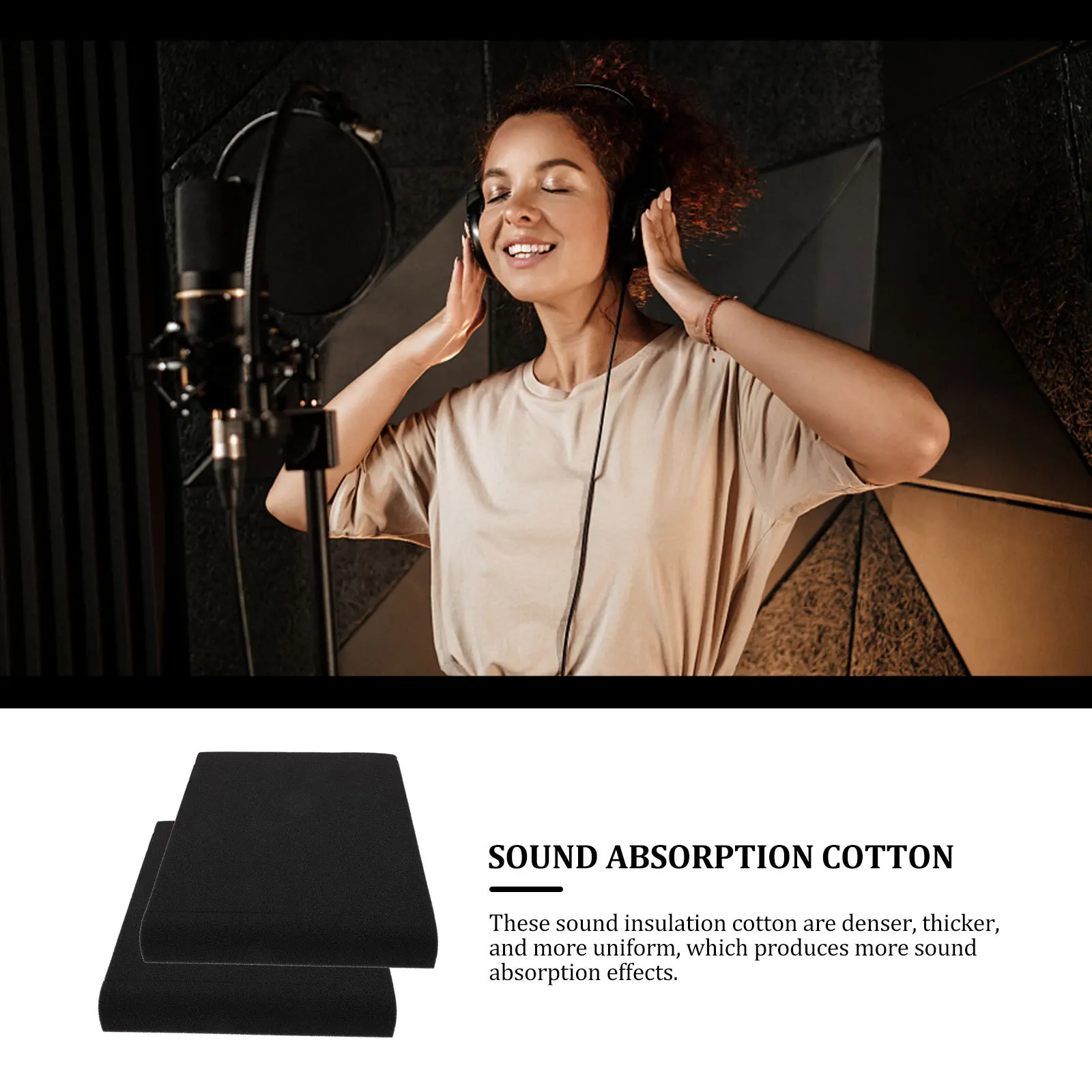 

2 set 2 Sets Polyurethane Speaker Isolation Pads For Studio Monitor Soundproof Vibration Noise Reduction Acoustic Isolation Mat