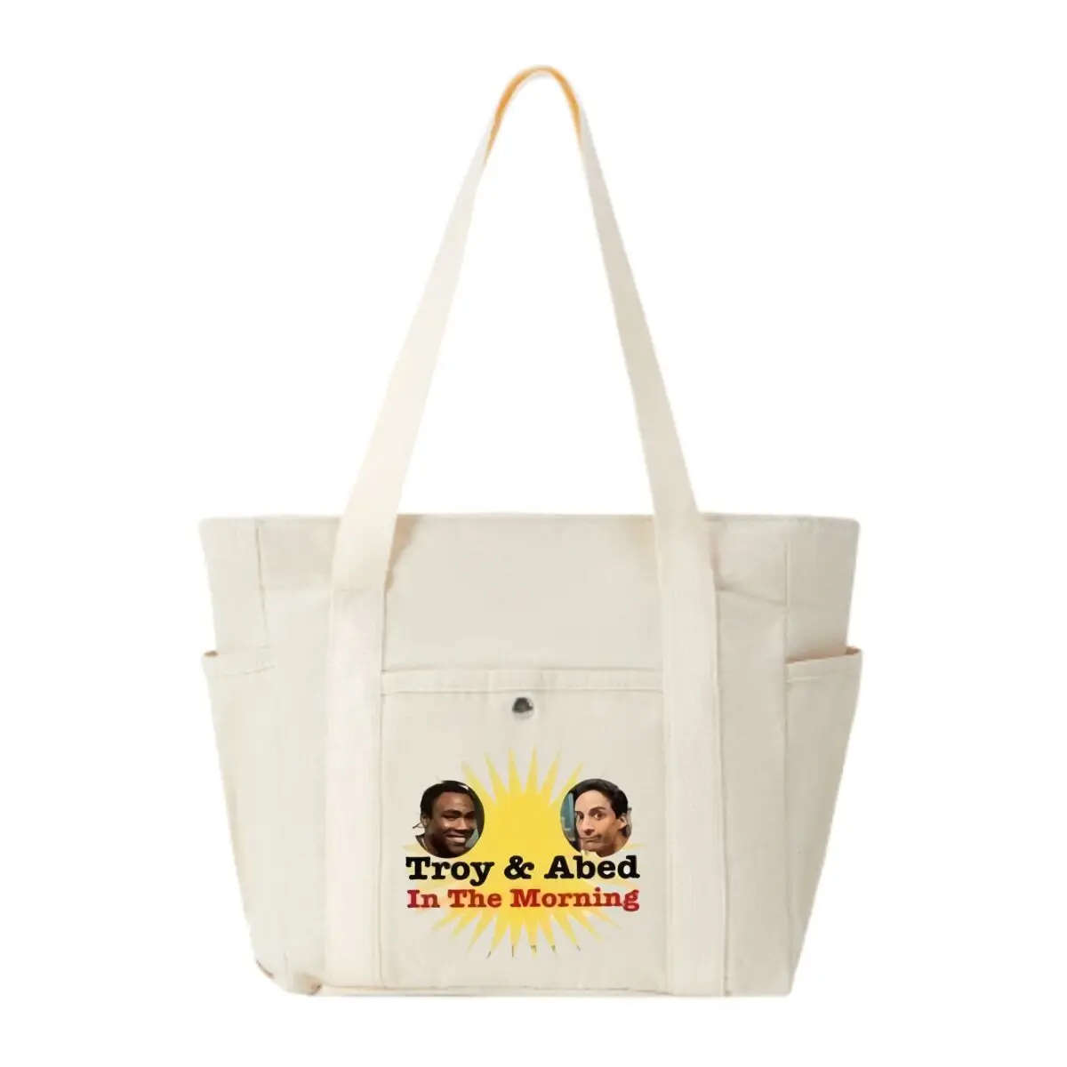 

Troy & Abed In The Morning Design Large Capacity Canvas Crossbody Women's Japanese Leisure Work Bag