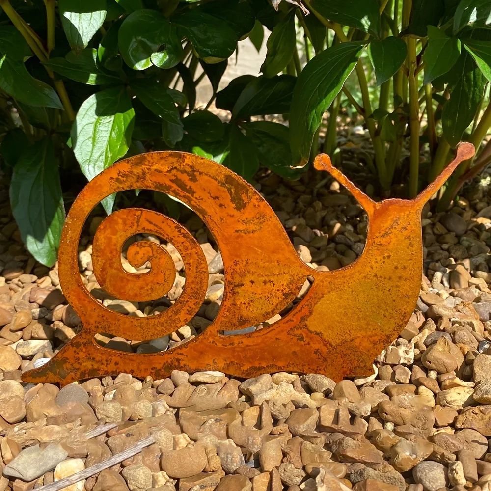 

Snail Iron Art Signs Decoration Outdoor Garden Animal Yard Lawn Theme Home Decor Artwork Sign Decor Gifts