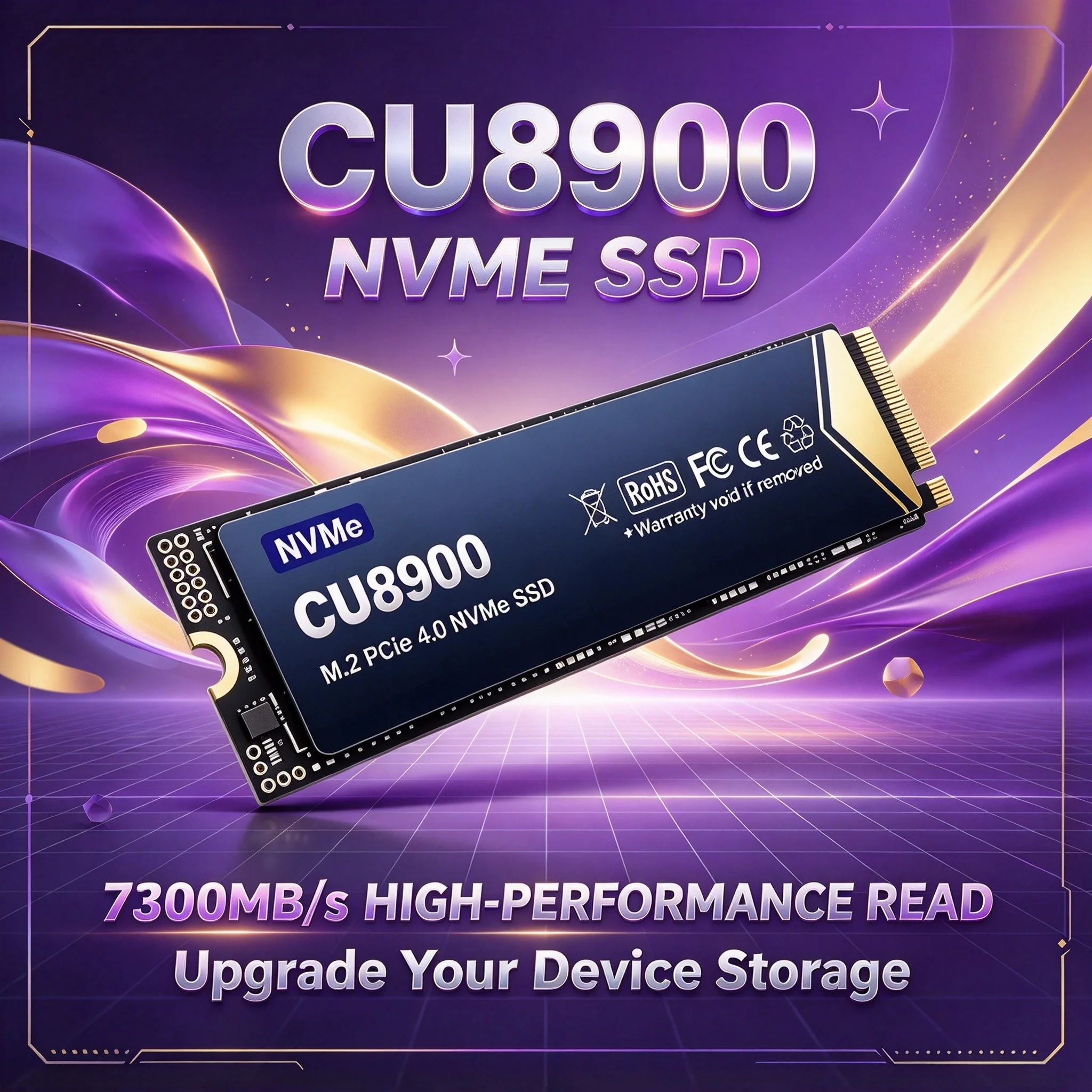 CU8900 Built-in M.2 NVMe SSD, 1TB/4TB/2TB/500GB, Fast Performance Storage, Desktop, PC, Laptop, Gaming. Quantum Plus.