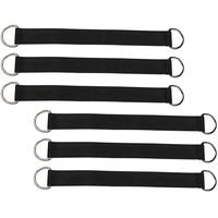 6 Pcs Swing Strap Heavy Duty Tree Hammock Straps Rope Hanging Chair Kit Outdoor Camping Polyester Strong Reliable