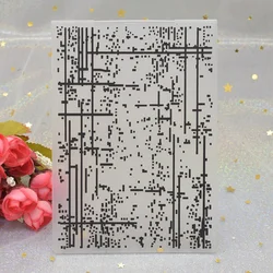 Mosaic Pattern 3D Embossing Folders for DIY Scrapbooking Paper Card Making Craft Plastic  Template Stencil