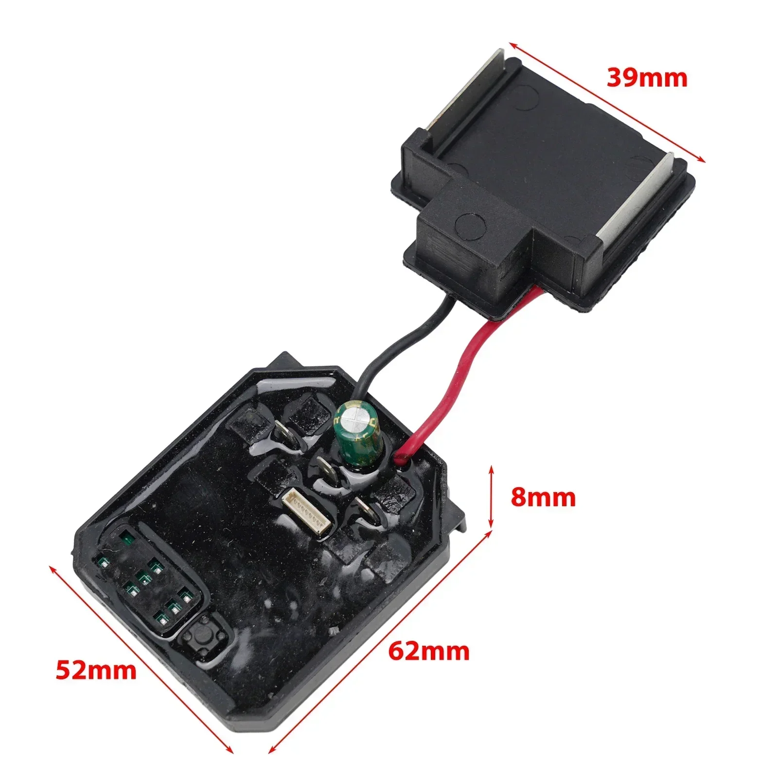 

1pc Control Board 02423 Brushless Electric Wrench Driver Board With 8-Wire Wrench Drive 52*62*8mm / 39*39mm Control Power Tools