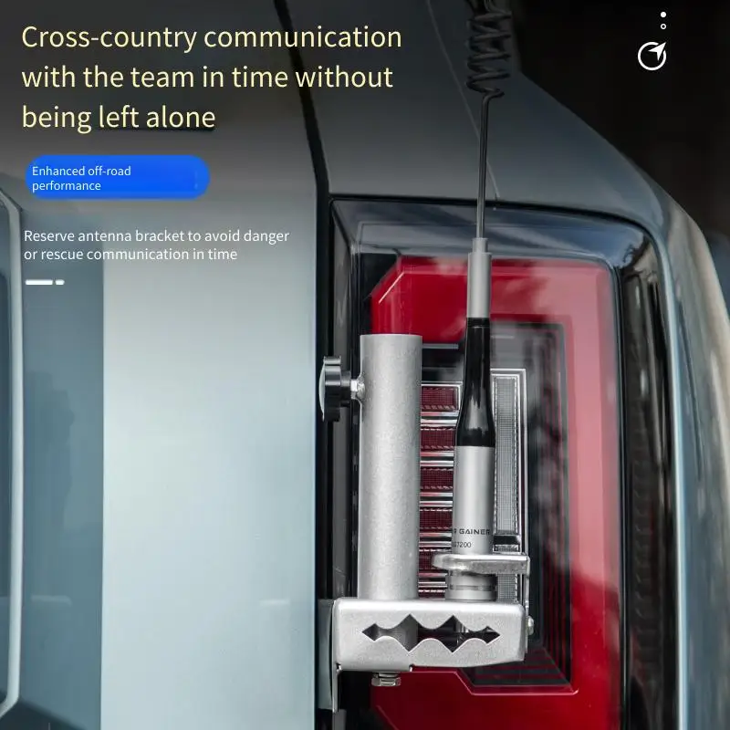 

Suitable for off-road modification of BYD Formula Leopard 8 tailgate antenna flagpole bracket base after being combined in 2025