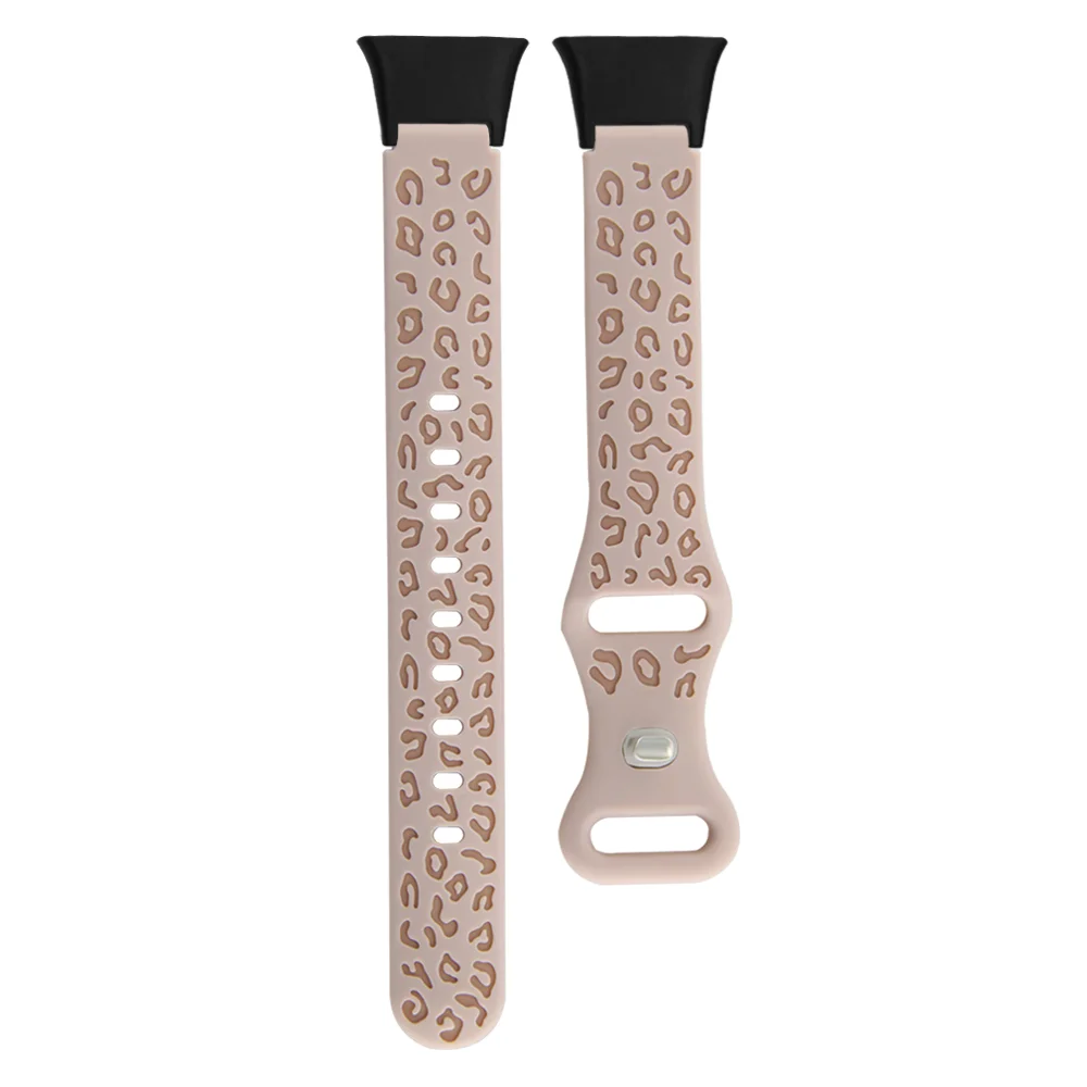 

Watch Strap For Xiaomi Band 7 Pro Quick Release Breathable Silicone Replacement Adjustable Leopard Print Wristband Men Women