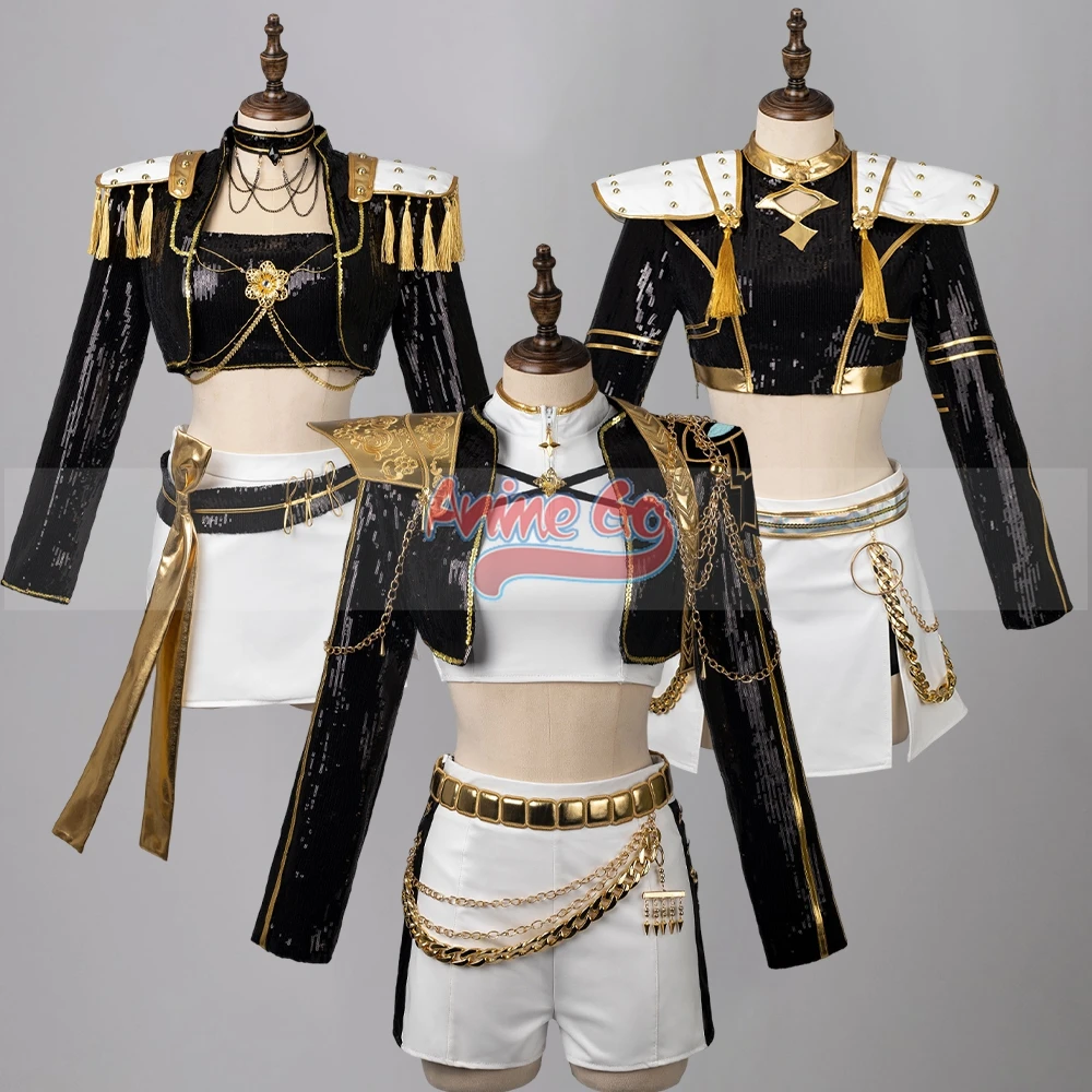 

Rumi Mira Zoey Cosplay Costume Women Anime Movie Stage Outfit for Halloween Party