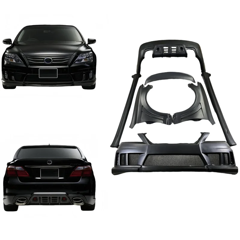 High Quality WD Style Body Kit For LS600H LS460 Factory Supply Car Bumper Exterior Upgrade Styling Parts
