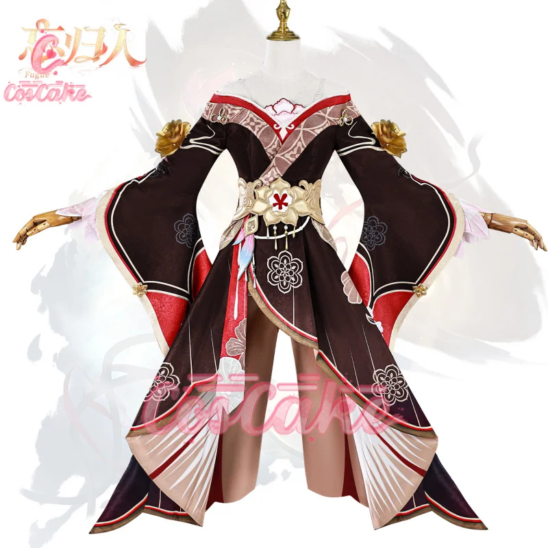 Honkai Star Rail Fugue Cosplay Costume Dress Tingyun Sky-Faring Commission Xianzhou Luofu Halloween Party for Women Coscake