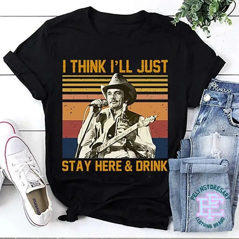 

Футболка Merle Haggard I Think I'll Just Stay Here And Drink Music S 5XL