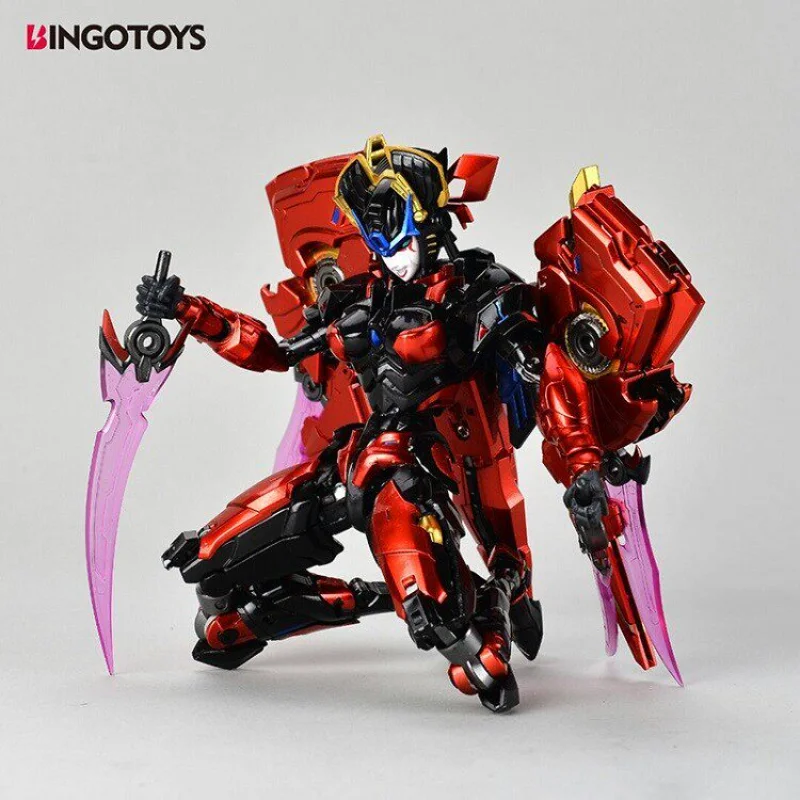 BingoToys BT-02 Robot Girl windblade Wind Blade Transforming Action Figure Female Robot Mecha Collectible Deformable Model Toy view 4