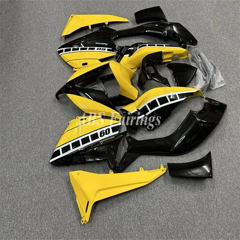 Injection Mold New ABS Whole Bike Fairings Kit Fit for YAMAHA Tmax 530 2015 2016 15 16 Bodywork Set Custom Black Yellow Shiny