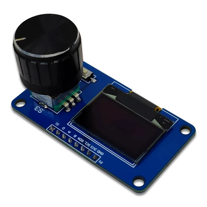 Módulo de exibição OLED de 0,96 polegadas com tela LCD de interface IIC do codificador rotativo dos botões EC11