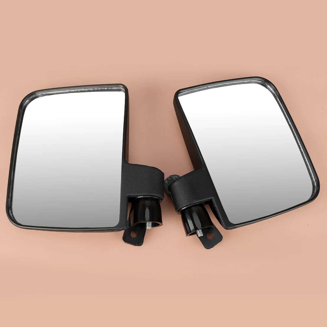 

1 Pair Golf Cart Rear View Side Mirror Fit for EZGO Club Car Yamaha UTV Vehicles Black